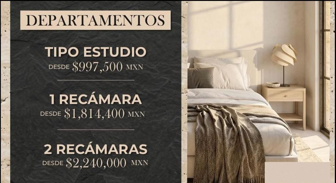 PREVENTA DE DEPARTAMENTOS A UN PRECIO UNICO