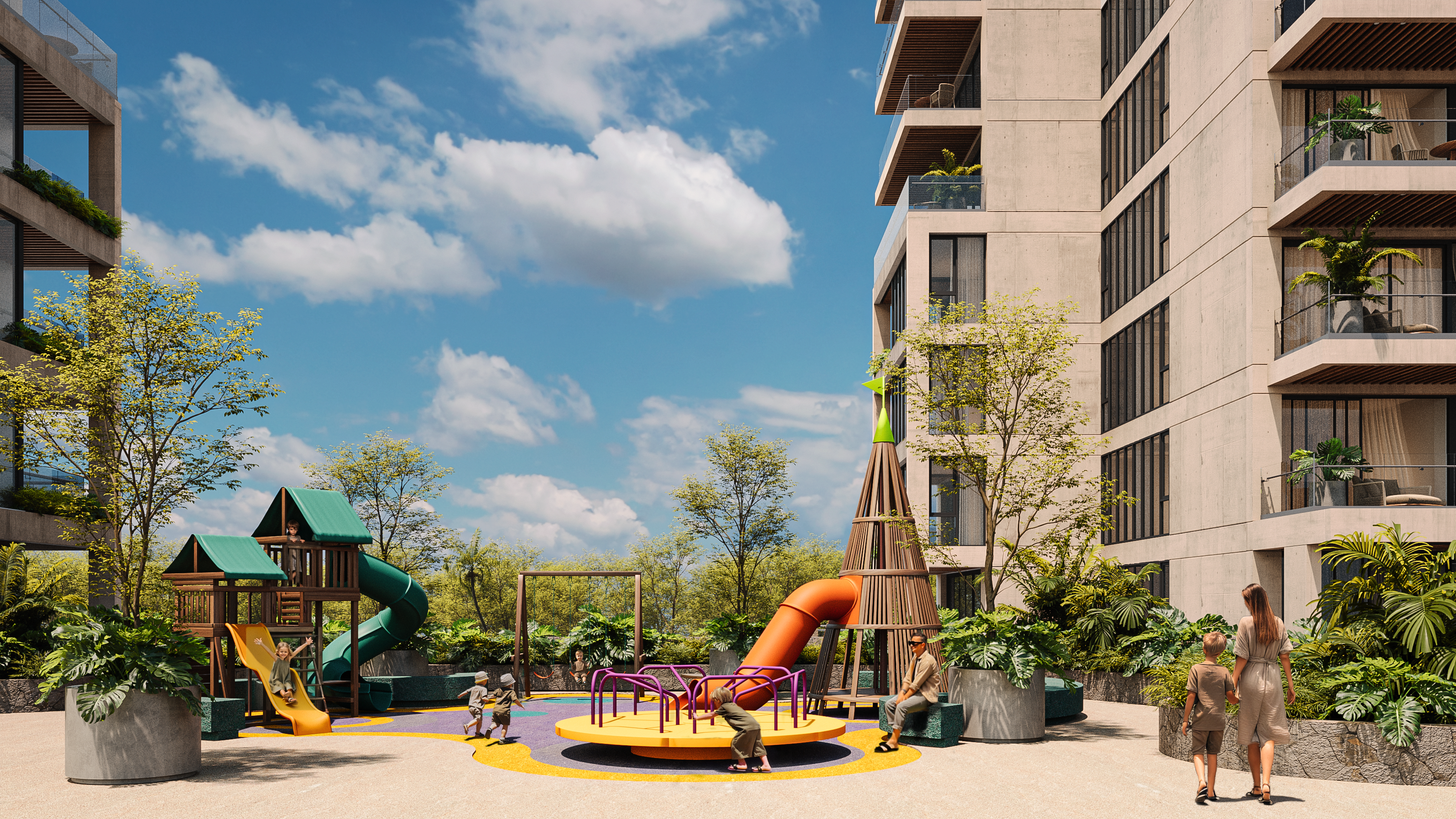 Departamentos frente a la Laguna Nichupte