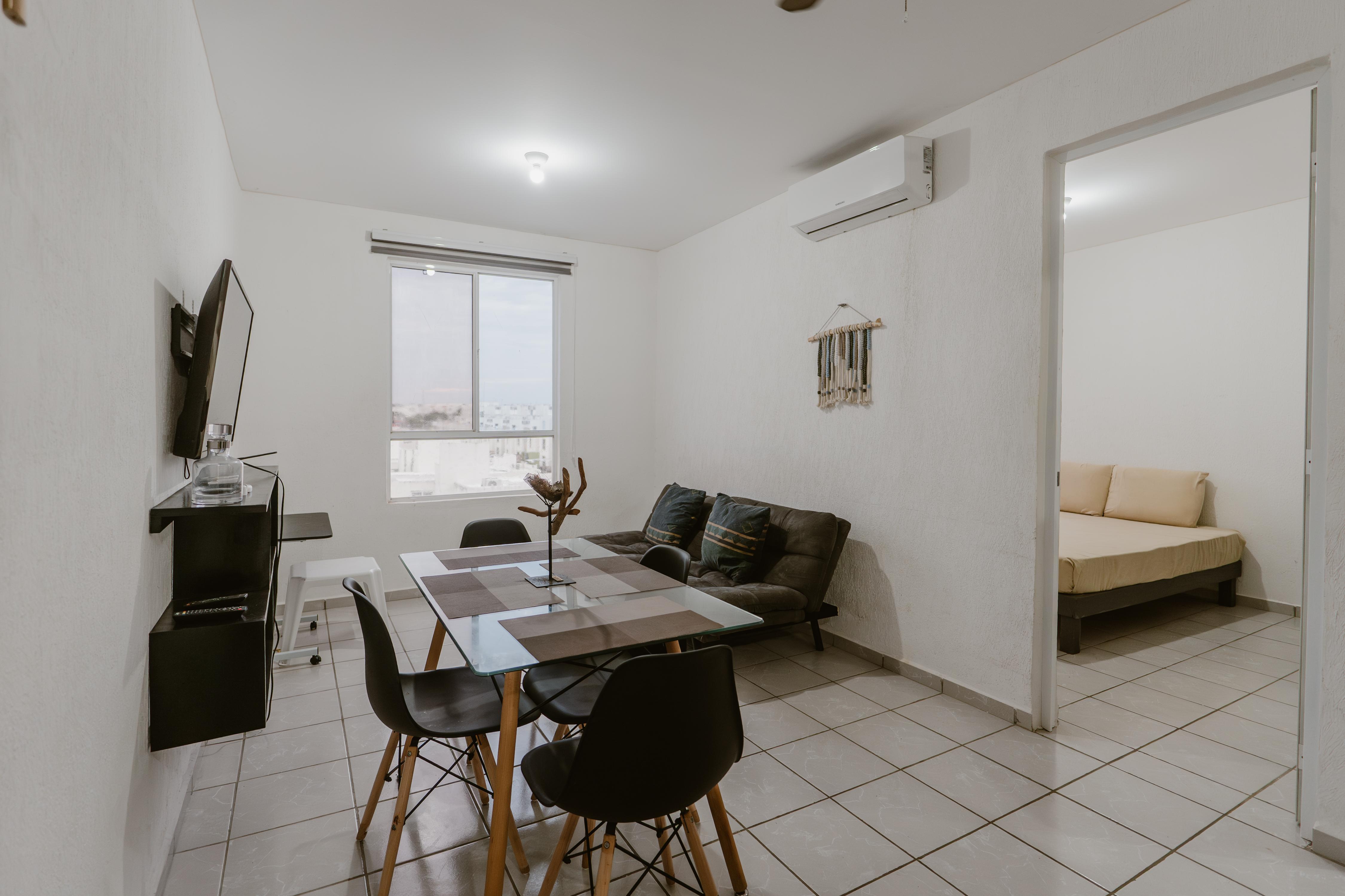 Oportunidad Departamento amueblado en Aldea Tulum 4 Piso