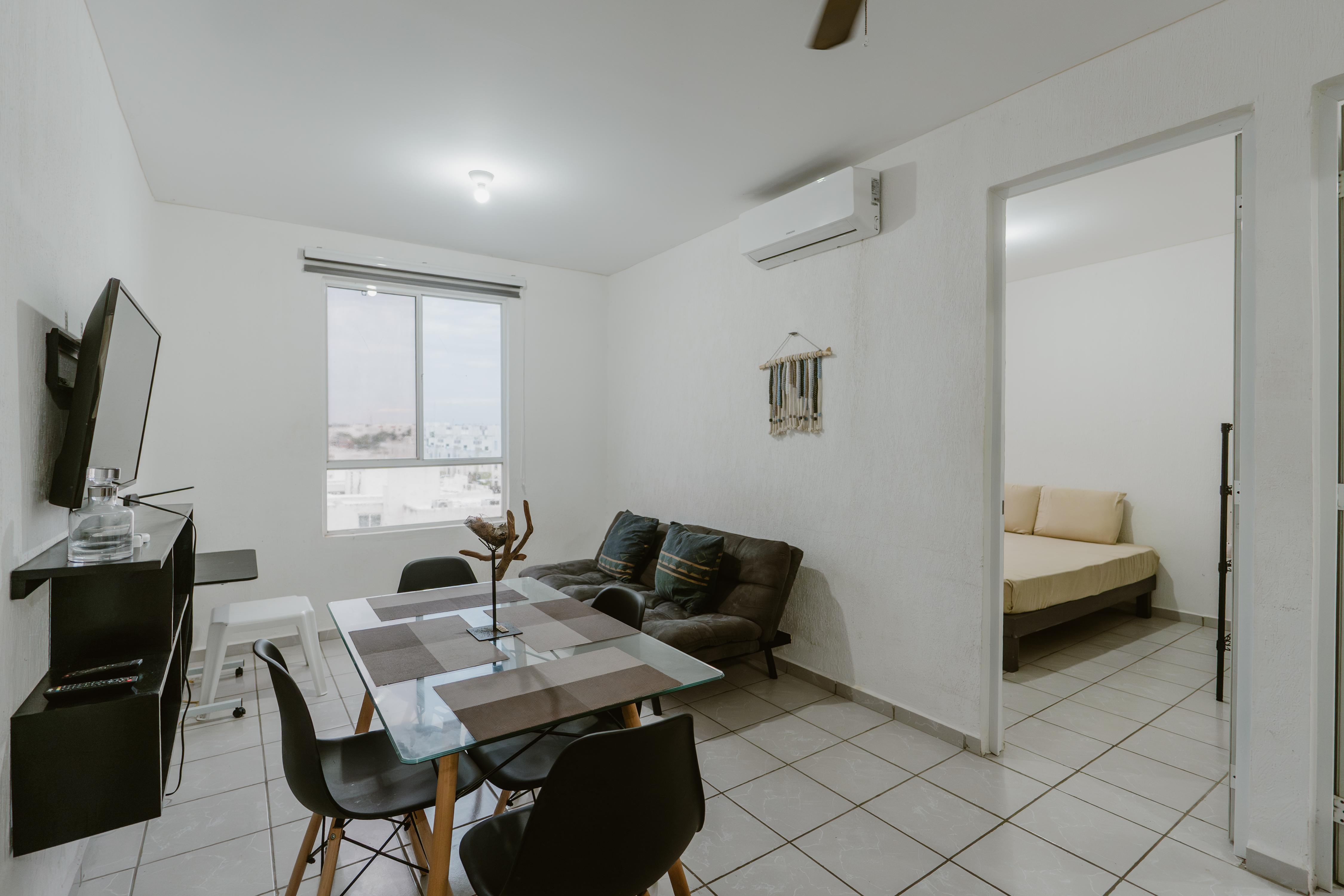 Oportunidad Departamento amueblado en Aldea Tulum 4 Piso