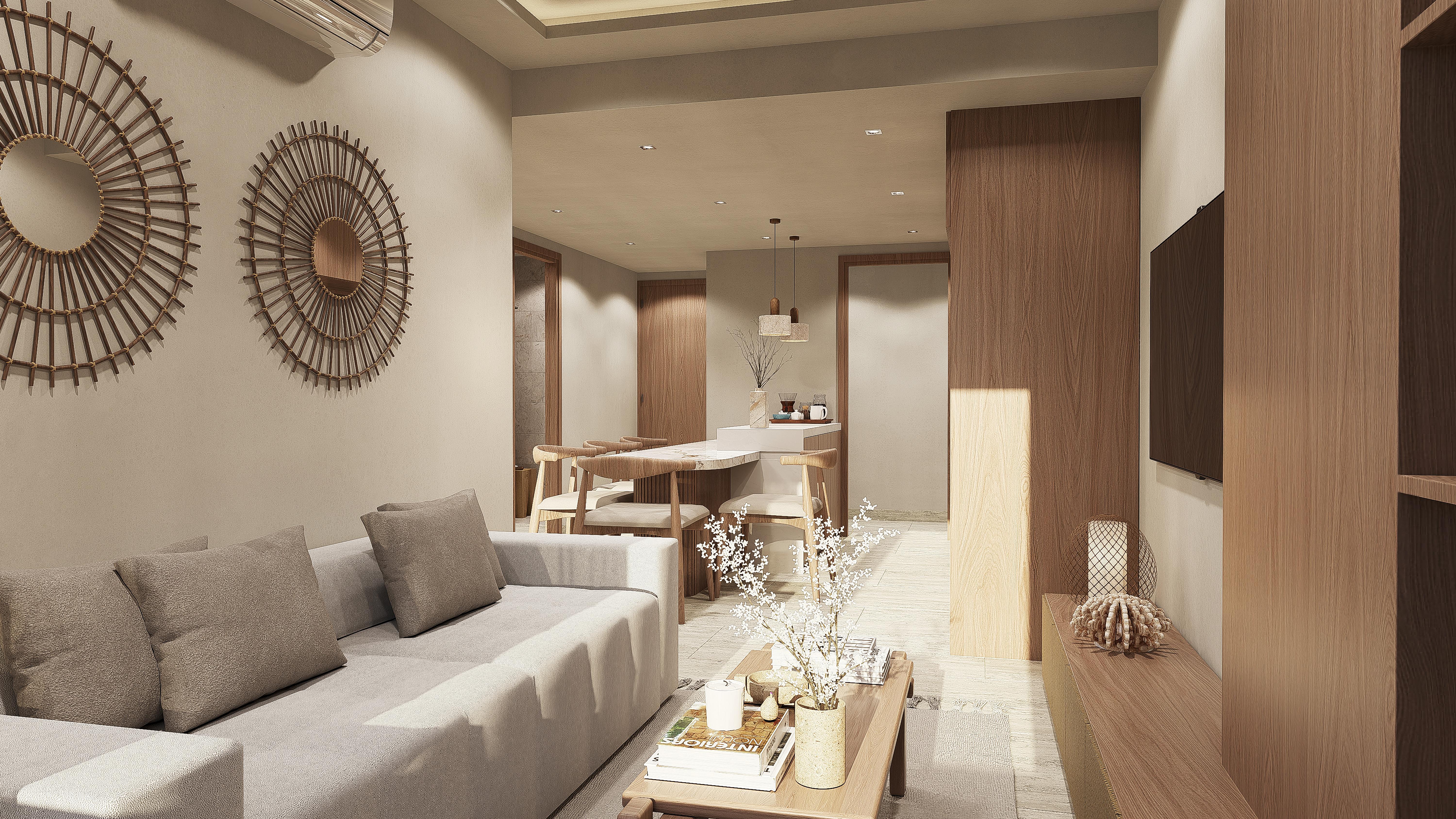 Preventa de Departamentos con Plaza Comercial en Puerto Morelos