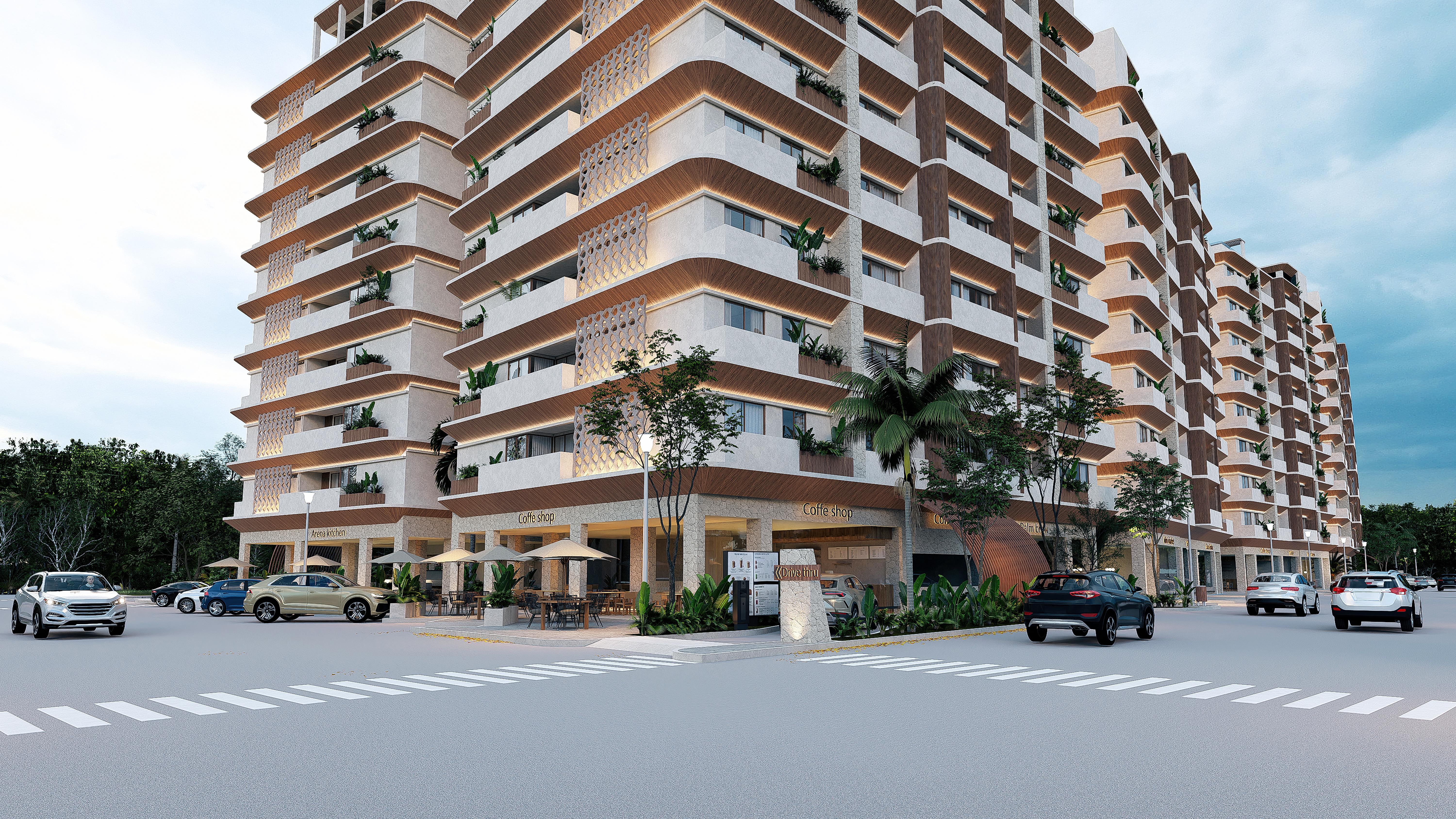 Preventa de Departamentos con Plaza Comercial en Puerto Morelos
