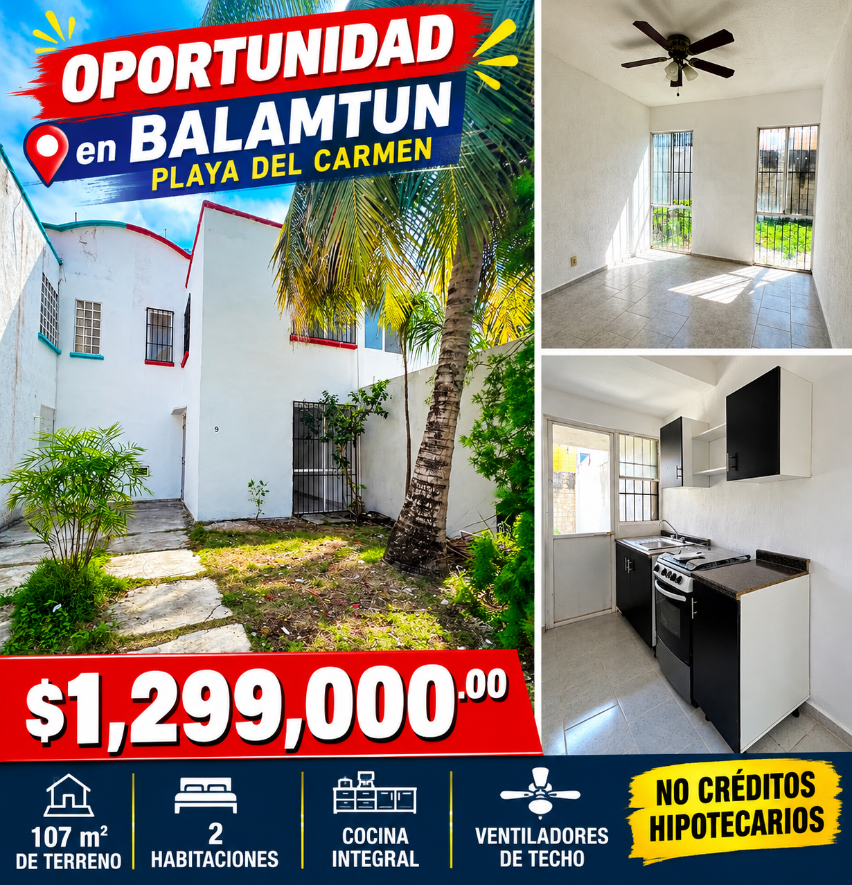 Casa de Oportunidad en Balam Tun Playa del Carmen