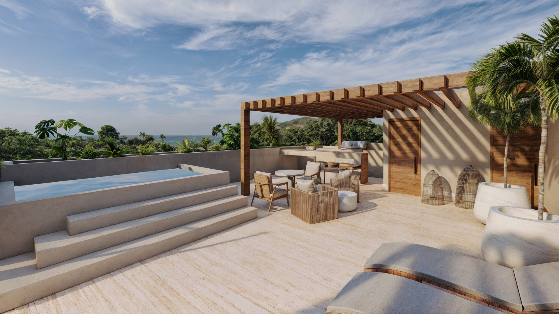 Departamento con jacuzzi prvado en Puerto Morelos!