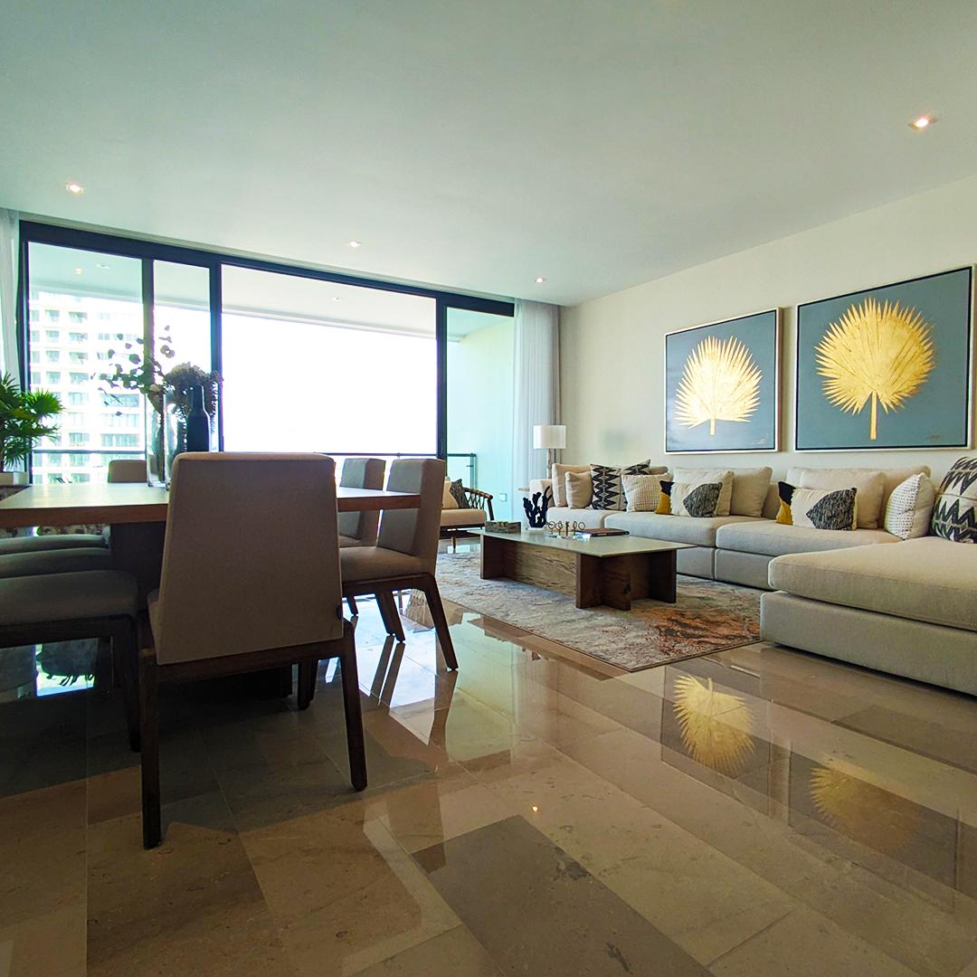 Departamento Amueblado  en Puerto Cancún!